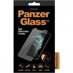 PanzerGlass Displayschutzfolie für iPhone Xs Max & iPhone 11 Pro Max - Transparent, Kratzfest, Stoßfest