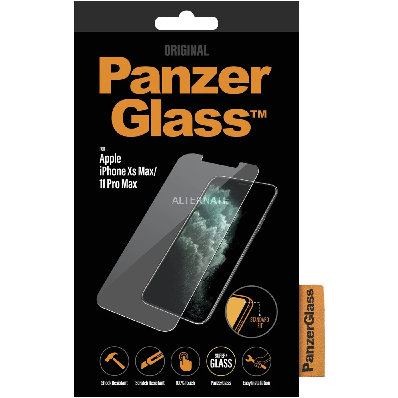 PanzerGlass Displayschutzfolie für iPhone Xs Max & iPhone 11 Pro Max - Transparent, Kratzfest, Stoßfest 1 PanzerGlass Displayschutzfolie für iPhone Xs Max & iPhone 11 Pro Max - Transparent, Kratzfest, Stoßfest