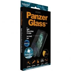 PanzerGlass Displayschutzfolie für iPhone Xs Max/11 Pro Max - Transparent, Kratzfest und Stoßsicher