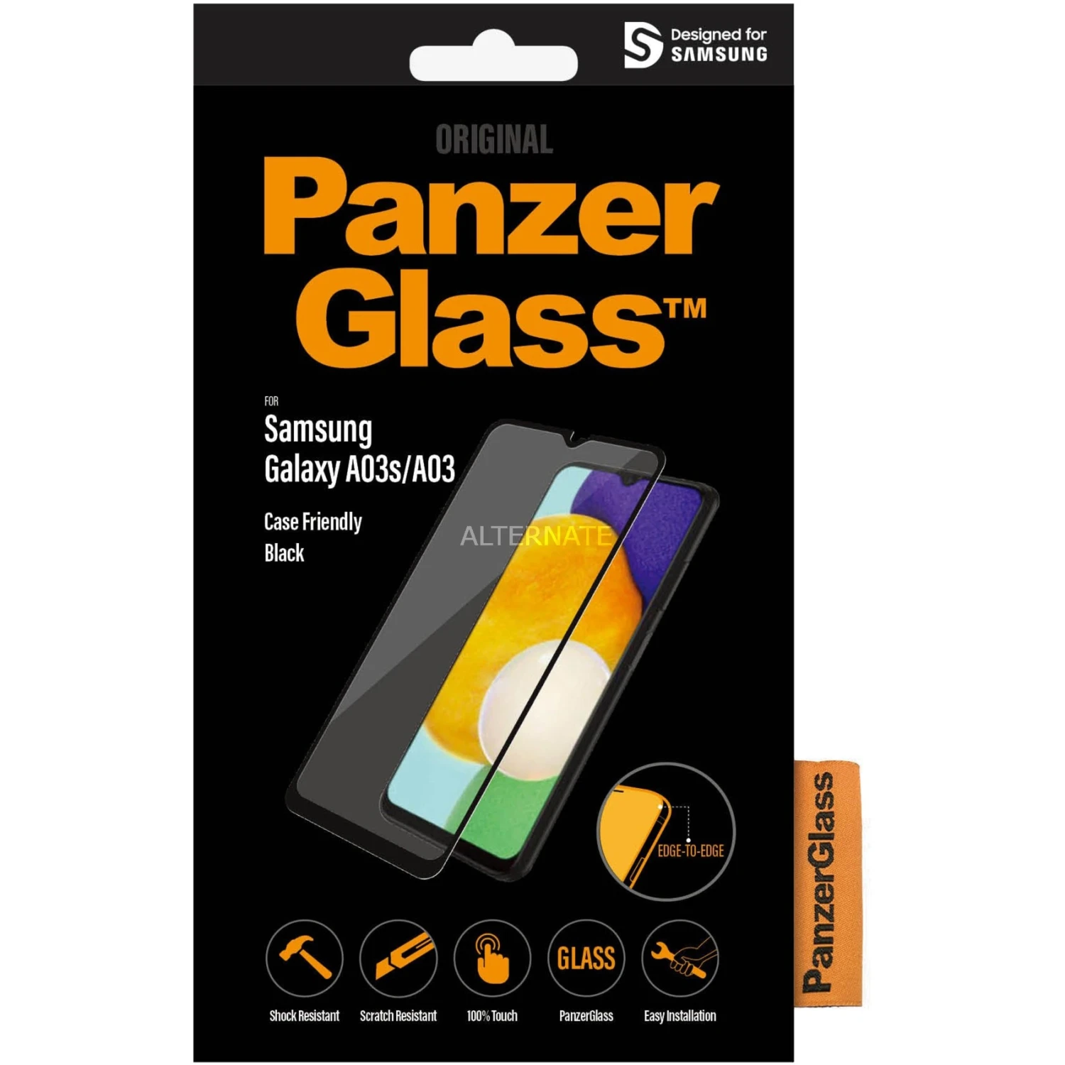 PanzerGlass Displayschutzfolie für Samsung Galaxy A03s - Transparente Schutzfolie 2 PanzerGlass Displayschutzfolie für Samsung Galaxy A03s - Transparente Schutzfolie – Bild 2