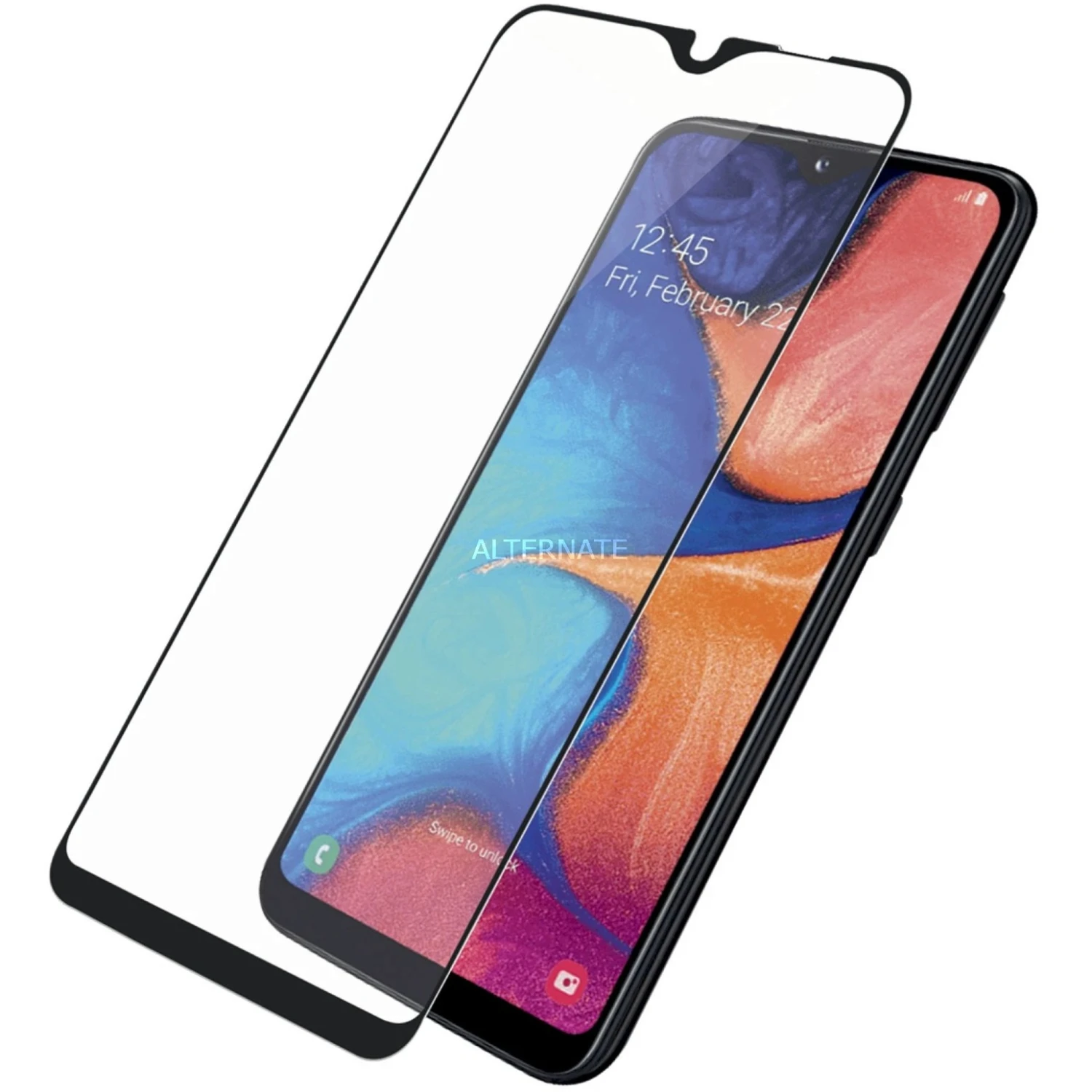 PanzerGlass Displayschutzfolie für Samsung Galaxy A20e - Schwarz/Transparent - Hochwertiger Displayschutz 2 PanzerGlass Displayschutzfolie für Samsung Galaxy A20e - Schwarz/Transparent - Hochwertiger Displayschutz – Bild 2