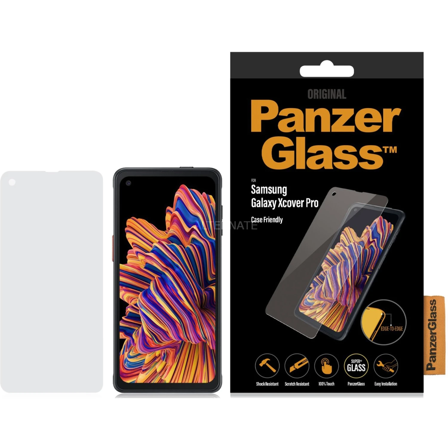 PanzerGlass Displayschutzfolie für Samsung Galaxy XCover Pro - Transparent, Kratzfest und Stoßsicher 3 PanzerGlass Displayschutzfolie für Samsung Galaxy XCover Pro - Transparent, Kratzfest und Stoßsicher – Bild 3