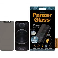 PanzerGlass Dual Privacy Displayschutzfolie für iPhone 12 | 12 Pro - Transparent/Schwarz -Smartphone Zubehör Verkaufsgeschäft PanzerGlass Dual Privacy Displayschutz Schutzfolie@@1690679 2