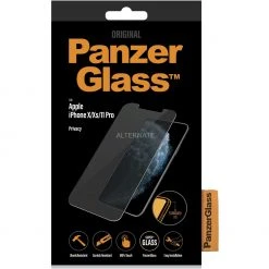 PanzerGlass Privacy Filter Displayschutzfolie - Schwarz - Kompatibel mit iPhone 11 Pro, iPhone XS, iPhone X