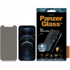 PanzerGlass Privacy Displayschutzfolie für iPhone 12 Pro Max - Schwarz | 100% Datenschutz | Kratzfest -Smartphone Zubehör Verkaufsgeschäft PanzerGlass Privacy Schutzfolie@@1690692 2