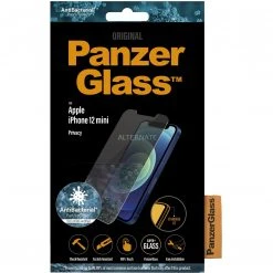 PanzerGlass Privacy Displayschutzfolie für iPhone 12 Pro Max - Schwarz | 100% Privatsphäre | Kratzfest
