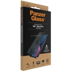 PanzerGlass Privacy Displayschutzfolie für iPhone 13 | 13 Pro - Schwarz - Premium Schutz vor Kratzern und Spionen
