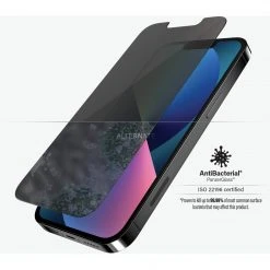 PanzerGlass Privacy Displayschutzfolie für iPhone 13 | 13 Pro - Schwarz - Premium Schutz vor Kratzern und Spionen -Smartphone Zubehör Verkaufsgeschäft PanzerGlass Privacy Schutzfolie@@1785549 3