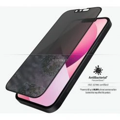 PanzerGlass Privacy Displayschutzfolie für iPhone 13 Mini - Schwarz/Schwarz - Premium Schutz vor Kratzern und Spionen -Smartphone Zubehör Verkaufsgeschäft PanzerGlass Privacy Schutzfolie@@1785560 3