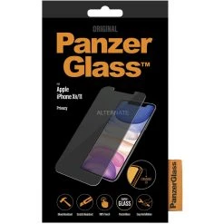 PanzerGlass Privacy Displayschutzfolie für iPhone XR/11 - Transparente Schutzfolie mit Datenschutz