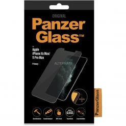 PanzerGlass Privacy Displayschutzfolie - Transparent für iPhone Xs Max & iPhone 11 Pro Max | Premium Schutzfolie