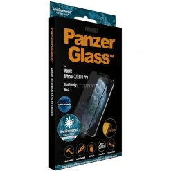 PanzerGlass Privacy Displayschutzfolie für iPhone X/Xs/11 Pro - Transparent/Schwarz - Hochwertiger Schutz vor Kratzern und Spionen
