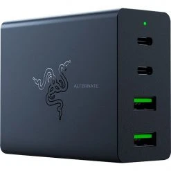 Razer USB-C 130W GaN Charger - Kompaktes Ladegerät für Notebooks (schwarz)