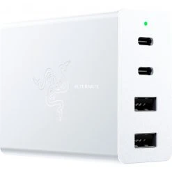 Razer USB-C 130W GaN Charger (weiß) - Kompaktes Ladegerät für Notebooks & Geräte