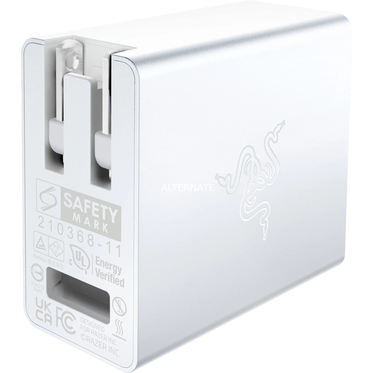 Razer USB-C 130W GaN Charger (weiß) - Kompaktes Ladegerät für Notebooks & Geräte 3 Razer USB-C 130W GaN Charger (weiß) - Kompaktes Ladegerät für Notebooks & Geräte – Bild 3