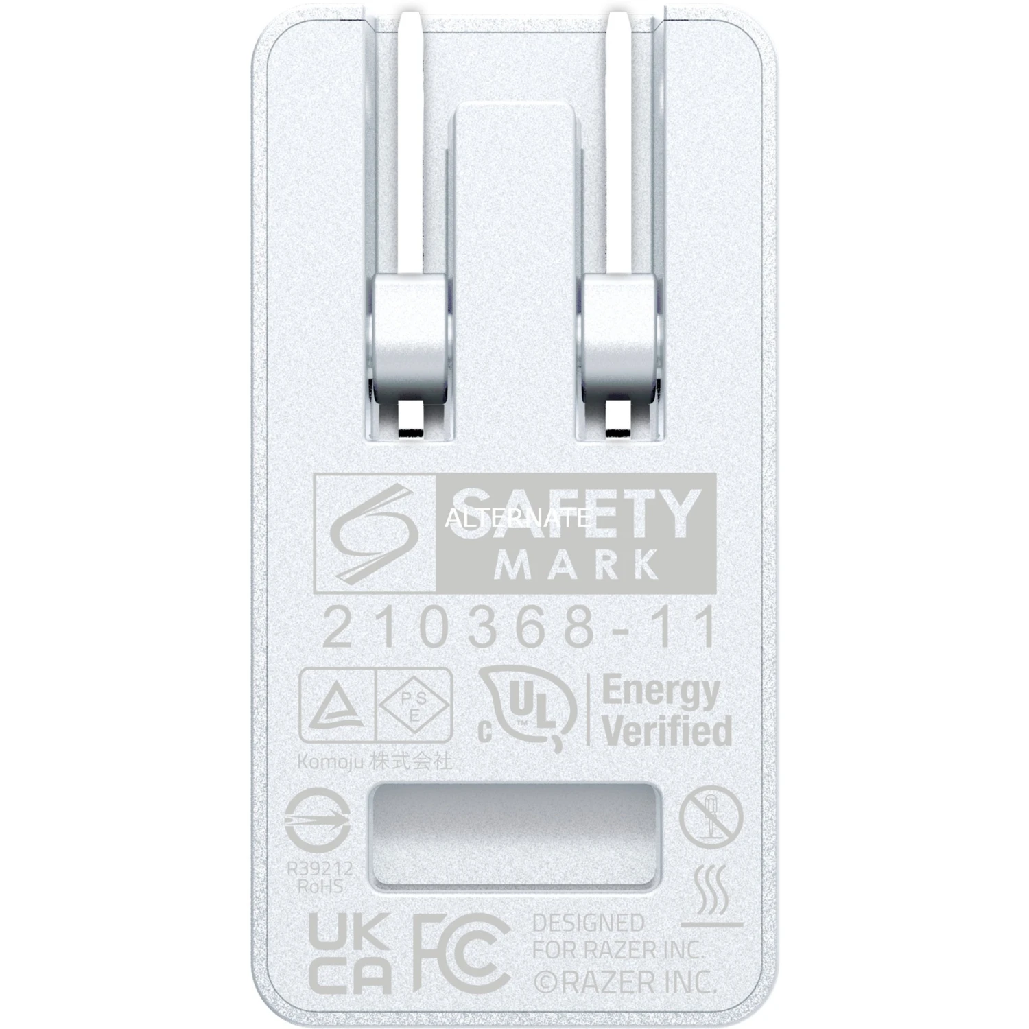 Razer USB-C 130W GaN Charger (weiß) - Kompaktes Ladegerät für Notebooks & Geräte 6 Razer USB-C 130W GaN Charger (weiß) - Kompaktes Ladegerät für Notebooks & Geräte – Bild 6