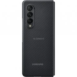 SAMSUNG Aramid Cover Handyhülle für Galaxy Z Fold3 5G - Schwarz | Premium-Schutz | Slim Design -Smartphone Zubehör Verkaufsgeschäft SAMSUNG Aramid Cover Handyh lle@@1793836 2