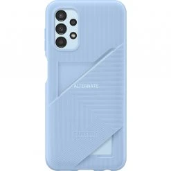 SAMSUNG Handyhülle mit Kartenfach für Galaxy A13 - Hellblau | Robuste Handy Hüllen mit Kartenhalter -Smartphone Zubehör Verkaufsgeschäft SAMSUNG Card Slot Cover Handyh lle@@1860078 2