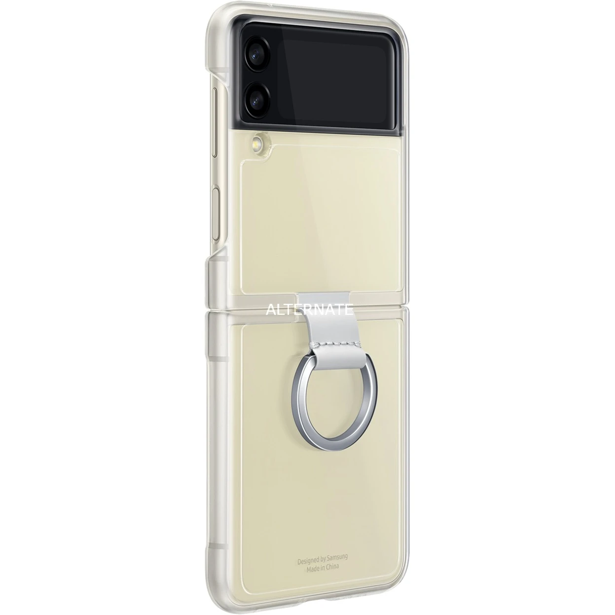 SAMSUNG Galaxy Z Flip3 5G Handyhülle - Transparentes Clear Cover mit Ring | Schutzhülle für Samsung Galaxy Z Flip3 5G 3 SAMSUNG Galaxy Z Flip3 5G Handyhülle - Transparentes Clear Cover mit Ring | Schutzhülle für Samsung Galaxy Z Flip3 5G – Bild 3