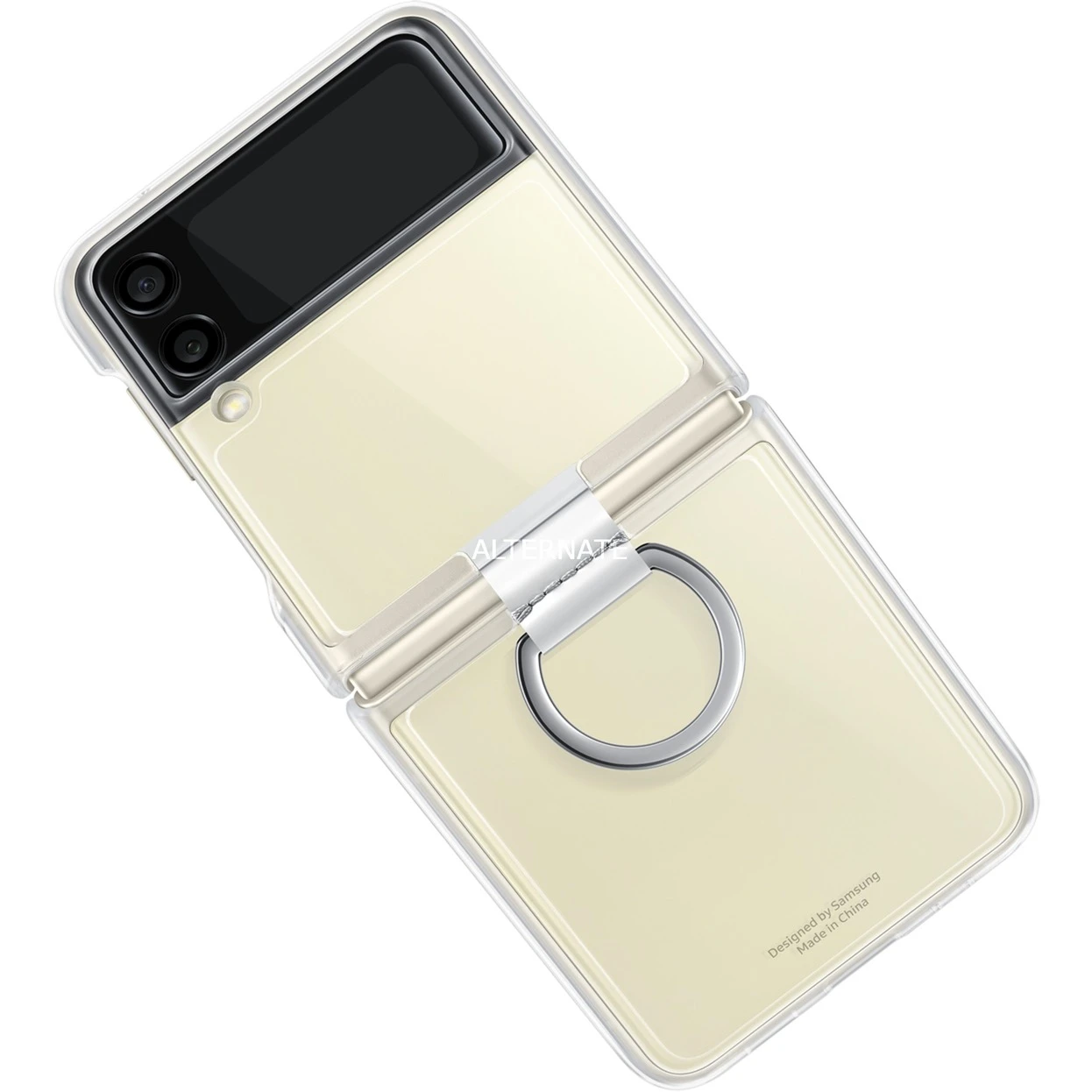 SAMSUNG Galaxy Z Flip3 5G Handyhülle - Transparentes Clear Cover mit Ring | Schutzhülle für Samsung Galaxy Z Flip3 5G 5 SAMSUNG Galaxy Z Flip3 5G Handyhülle - Transparentes Clear Cover mit Ring | Schutzhülle für Samsung Galaxy Z Flip3 5G – Bild 5