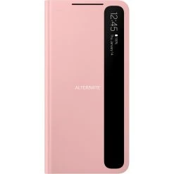 SAMSUNG Clear View Cover Handyhülle (pink) für Galaxy S21 5G | Offizielles Zubehör