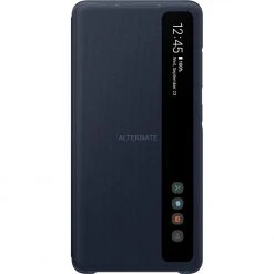 SAMSUNG Clear View Cover für Galaxy S20 FE - Dunkelblau | Schutzhülle mit Klarsichtdeckel