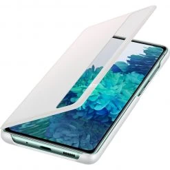 SAMSUNG Clear View Cover Handyhülle (weiß) für Galaxy S20 FE | Schutzhülle mit Klarsichtdeckel -Smartphone Zubehör Verkaufsgeschäft SAMSUNG Clear View Cover Handyh lle@@1794758 4