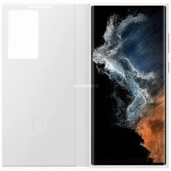 SAMSUNG Clear View Cover für Galaxy S22 Ultra - Weiße Handyhülle mit Transparenter Ansicht -Smartphone Zubehör Verkaufsgeschäft SAMSUNG Clear View Cover Handyh lle@@1824289 2