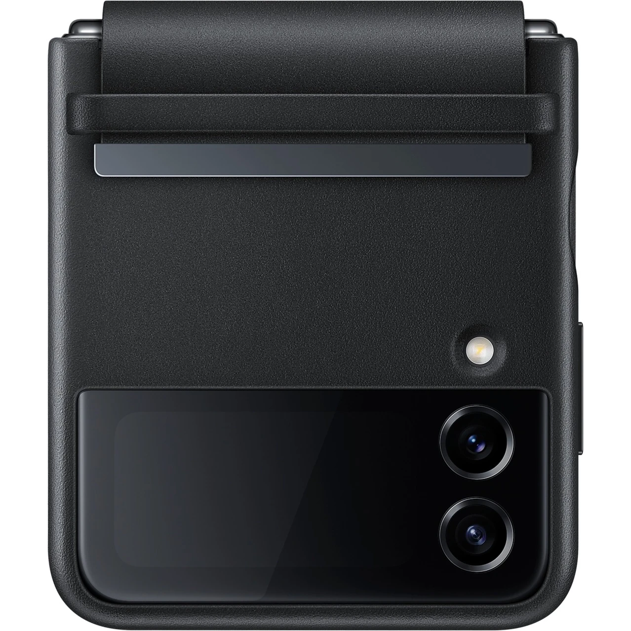 SAMSUNG Flap Leather Cover für Galaxy Z Flip4 - Elegante Handyhülle in Schwarz 3 SAMSUNG Flap Leather Cover für Galaxy Z Flip4 - Elegante Handyhülle in Schwarz – Bild 3