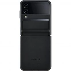 SAMSUNG Flap Leather Cover für Galaxy Z Flip4 - Elegante Handyhülle in Schwarz 9 SAMSUNG Flap Leather Cover für Galaxy Z Flip4 - Elegante Handyhülle in Schwarz -Smartphone Zubehör Verkaufsgeschäft SAMSUNG Flap Leather Cover Handyh lle@@1865045 4