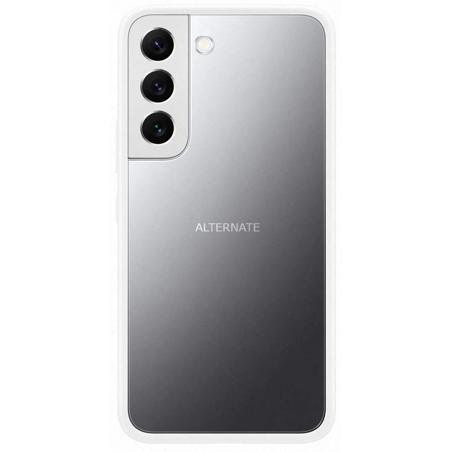 SAMSUNG Frame Cover Handyhülle für Galaxy S22 - Weiß/Transparent | Schützende & Stylische Handy Hülle 3 SAMSUNG Frame Cover Handyhülle für Galaxy S22 - Weiß/Transparent | Schützende & Stylische Handy Hülle – Bild 3