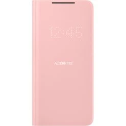 SAMSUNG LED View Cover Handyhülle (pink) für Galaxy S21+ 5G | Elegant & Schutz