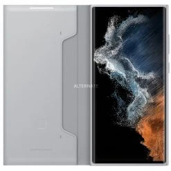 SAMSUNG LED View Cover Handyhülle für Galaxy S22 Ultra - Hellgrau | Offizielles Zubehör -Smartphone Zubehör Verkaufsgeschäft SAMSUNG LED View Cover Handyh lle@@1824736 2