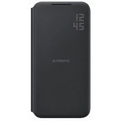 SAMSUNG LED View Cover Handyhülle für Galaxy S22 - Elegant & Schutz (Schwarz)