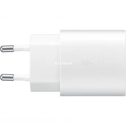 SAMSUNG EP-TA800N 25W USB-C Schnellladegerät (weiß) - Handy Ladegerät mit Schnellladefunktion