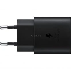 SAMSUNG EP-TA800N 25W USB-C Schnellladegerät (schwarz) - Handy Ladegerät mit Schnellladefunktion