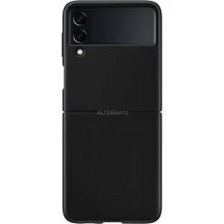 SAMSUNG Leather Cover für Galaxy Z Flip3 5G - Elegante Handyhülle in Schwarz -Smartphone Zubehör Verkaufsgeschäft SAMSUNG Leather Cover Handyh lle@@1793873 2