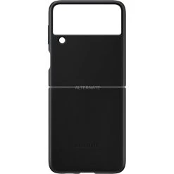 SAMSUNG Leather Cover für Galaxy Z Flip3 5G - Elegante Handyhülle in Schwarz -Smartphone Zubehör Verkaufsgeschäft SAMSUNG Leather Cover Handyh lle@@1793873 3