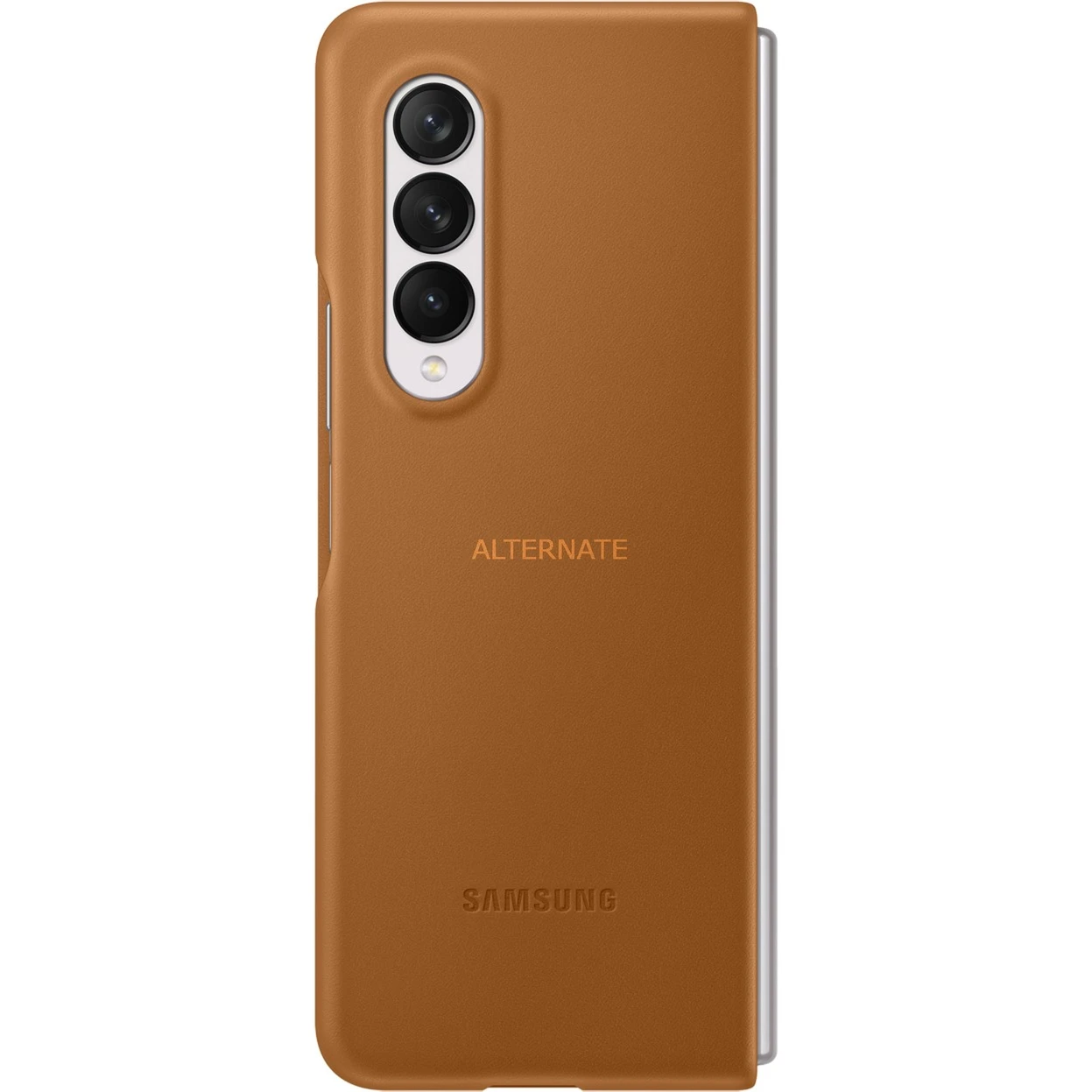 SAMSUNG Leather Cover für Galaxy Z Fold3 5G - Elegante Handyhülle in Schwarz 3 SAMSUNG Leather Cover für Galaxy Z Fold3 5G - Elegante Handyhülle in Schwarz – Bild 3