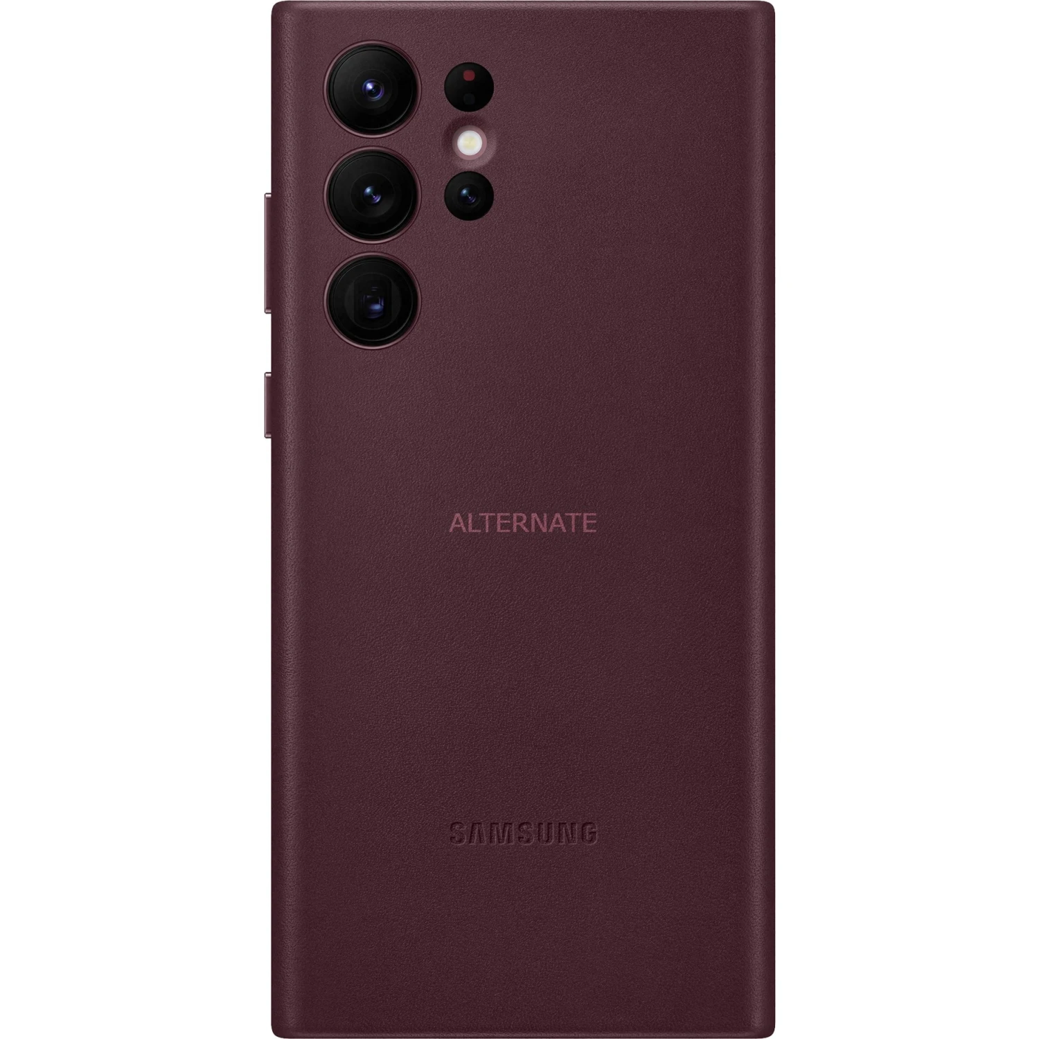 SAMSUNG Leather Cover für Galaxy S22 Ultra - Handyhülle in Dunkelrot | Premium Lederhülle 3 SAMSUNG Leather Cover für Galaxy S22 Ultra - Handyhülle in Dunkelrot | Premium Lederhülle – Bild 3