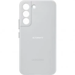 SAMSUNG Leather Cover für Galaxy S22 - Elegante Handyhülle in Grau