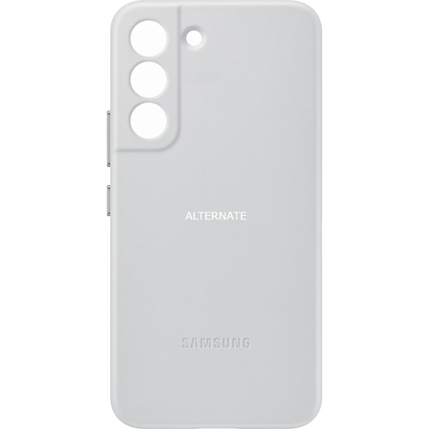 SAMSUNG Leather Cover für Galaxy S22 - Elegante Handyhülle in Grau 1 SAMSUNG Leather Cover für Galaxy S22 - Elegante Handyhülle in Grau
