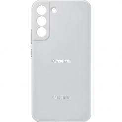 SAMSUNG Leather Cover für Galaxy S22+ | Graue Handyhülle | Premium Lederhülle