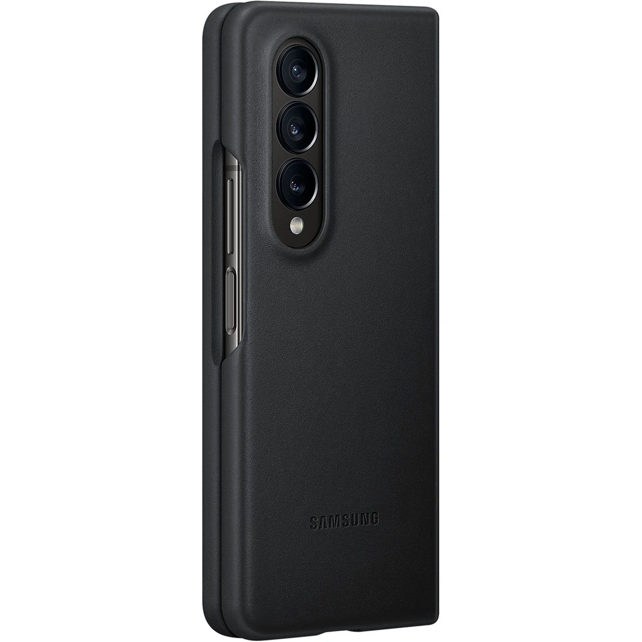 SAMSUNG Leather Cover für Galaxy Z Fold4 - Elegante Handyhülle in Schwarz 2 SAMSUNG Leather Cover für Galaxy Z Fold4 - Elegante Handyhülle in Schwarz – Bild 2