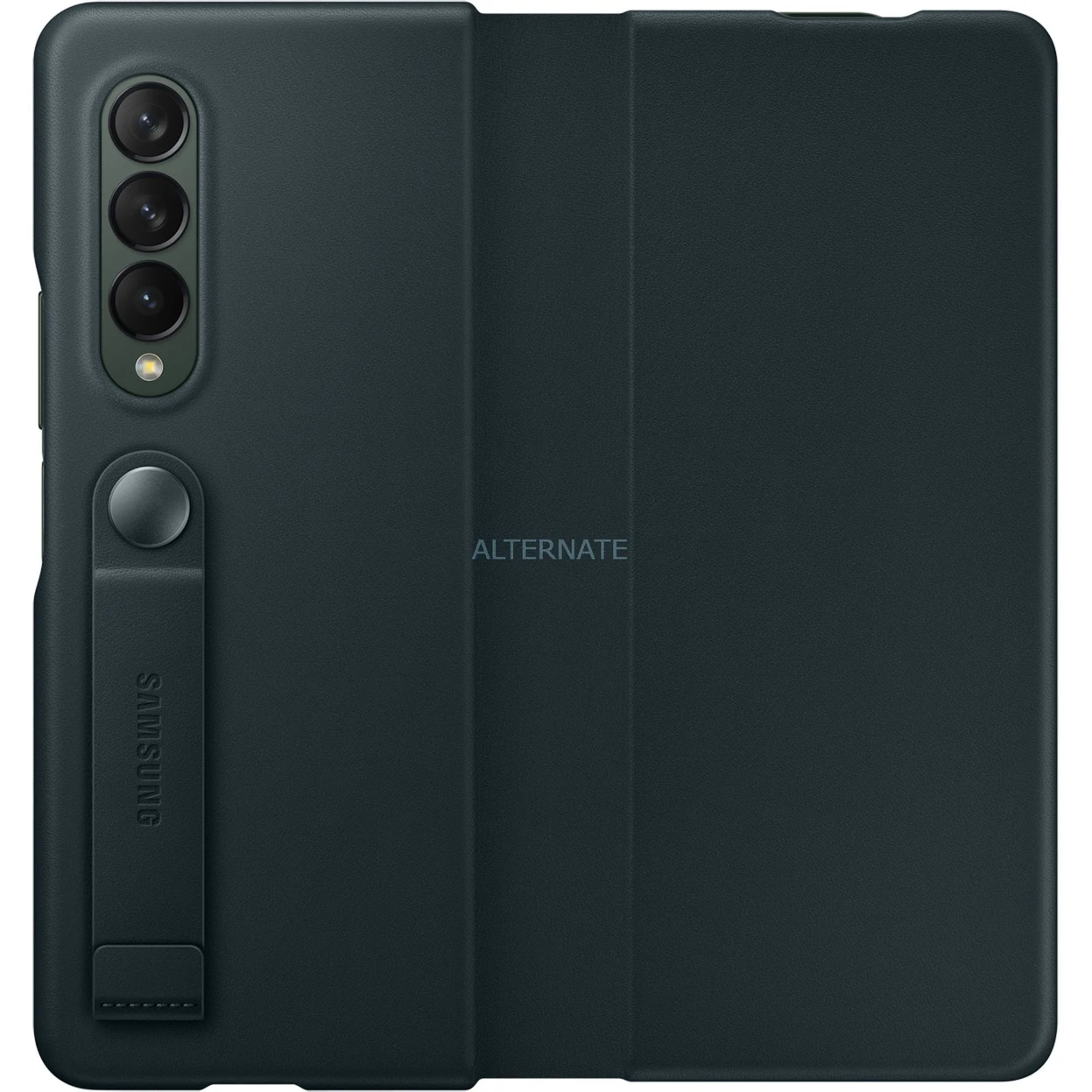 SAMSUNG Leather Flip Cover Handyhülle für Galaxy Z Fold3 5G (grün) | Premium Lederhülle 3 SAMSUNG Leather Flip Cover Handyhülle für Galaxy Z Fold3 5G (grün) | Premium Lederhülle – Bild 3