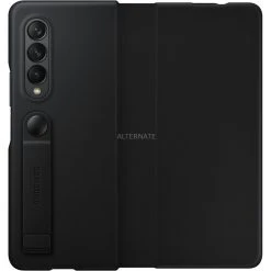 SAMSUNG Leather Flip Cover Handyhülle für Galaxy Z Fold3 5G - Elegant & Schutz (Schwarz) -Smartphone Zubehör Verkaufsgeschäft SAMSUNG Leather Flip Cover Handyh lle@@1794752 3