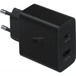 SAMSUNG SFC Travel Adapter Duo 35W - Schnellladegerät (schwarz) für Smartphones & Tablets