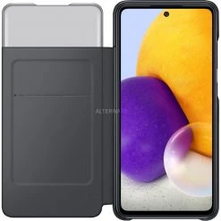 SAMSUNG S View Wallet Cover für Galaxy A72 5G - Elegante Handyhülle mit Sichtfenster (Schwarz) -Smartphone Zubehör Verkaufsgeschäft SAMSUNG S View Wallet Cover Handyh lle@@1794098 2