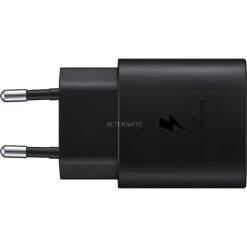 SAMSUNG EP-TA800 Schnellladegerät 25 W USB Type-C (schwarz) - Handy Ladegerät