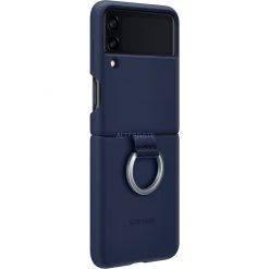 SAMSUNG Silikon Handyhülle mit Ring, Lavendel – Kompatibel mit Galaxy Z Flip3 5G | Schützende Handy Hülle -Smartphone Zubehör Verkaufsgeschäft SAMSUNG Silicone Cover Ring Handyh lle@@1793900 2